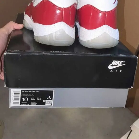 Air Jordan 11 Retro Cherry CT8012 116 Size 10 US Men Used Good Box Fast Ship - Picture 6 of 9